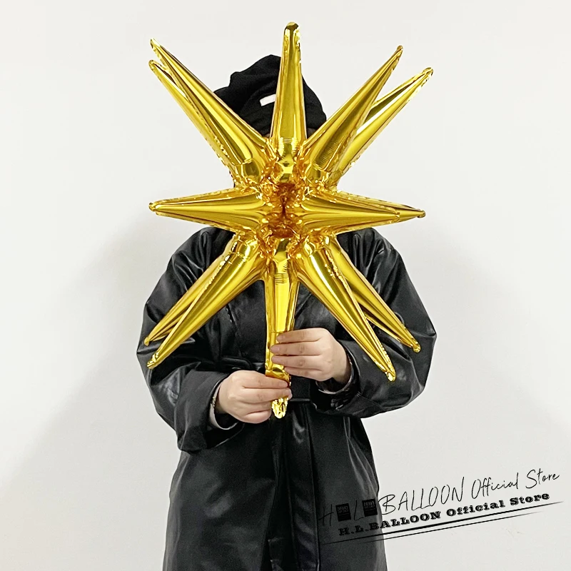 Воздушные шары в форме звезд фольга для украшения бара дискотеки 27 дюймов капли