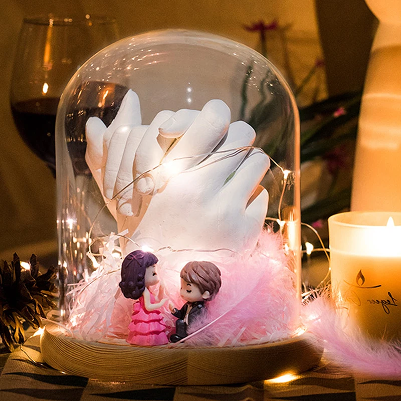 DIY Keepsake ручная литейная штукатурка скульптуры для пар ручные ремесла взрослых и