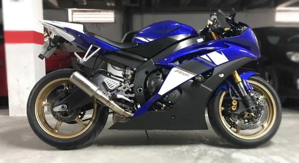 YZF-R6 выхлопная труба мотоцикла выхлопная труба глушитель средняя труба Соединительная труба для Yamaha YZF R6 YZF-R6 2006