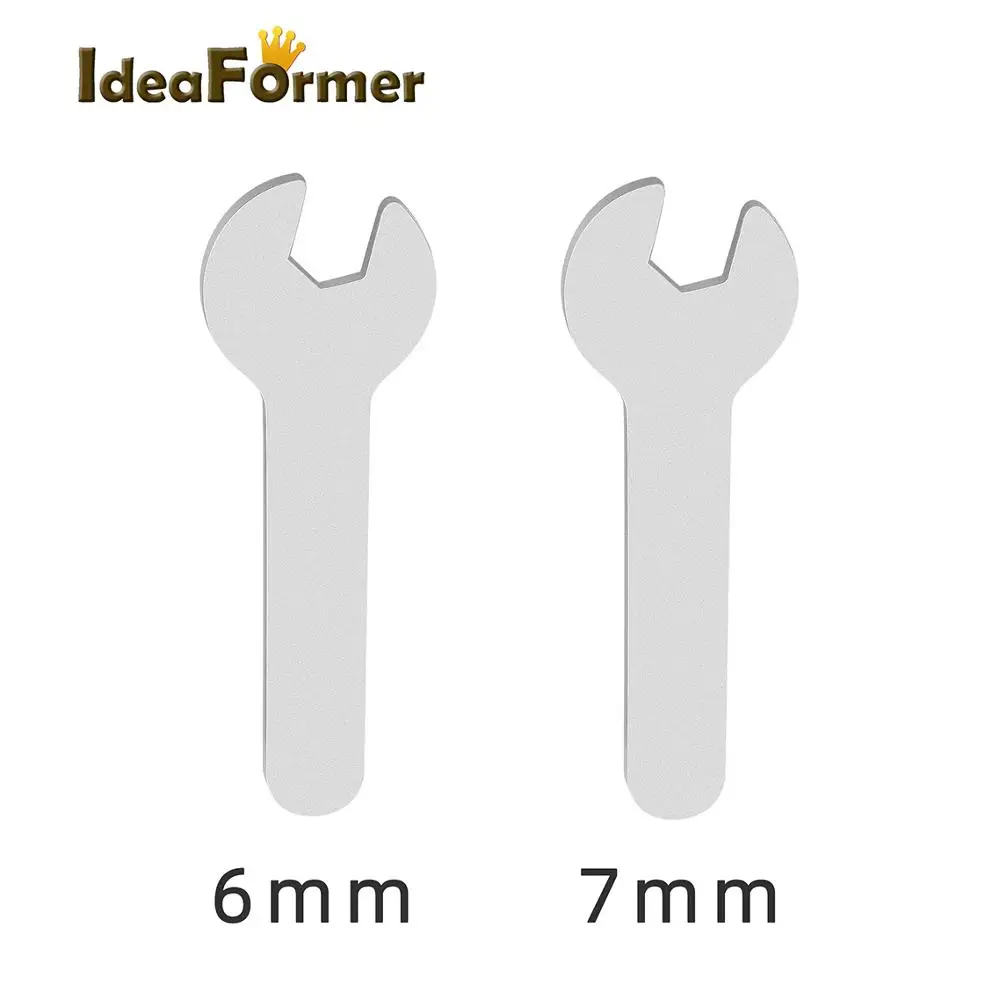 

1Pc 6mm/7mm Opening Spanner Wrench for MK8 Nozzle / E3D V6 Nozzles Replacement Spare Parts for 3D Printer Accessories