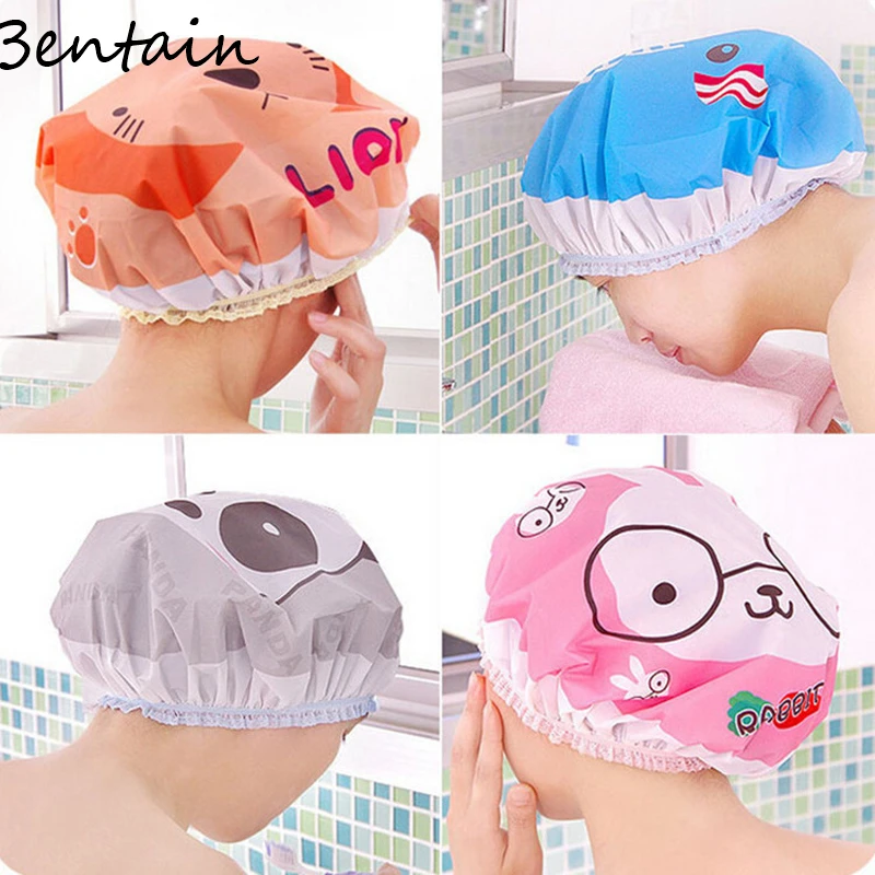 1 предмет животного Cutton Стиль душ Кепки Водонепроницаемый Кружево Эластичная
