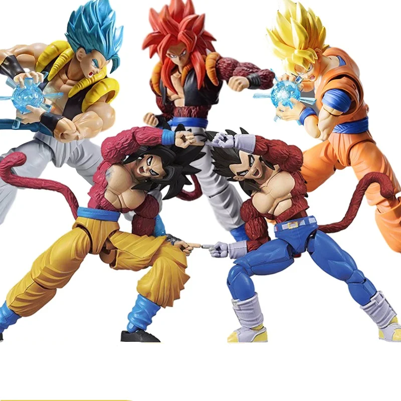 

Bandai Genuine Dragon Ball Super Son Goku Vegeta IV Cell Burdock Son Gohan Action Figure Model Collectible Toy Ornament