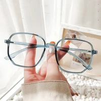 transparent square blue light glasses for women men eyewear blocking eyeglass optical anti blue light glasses