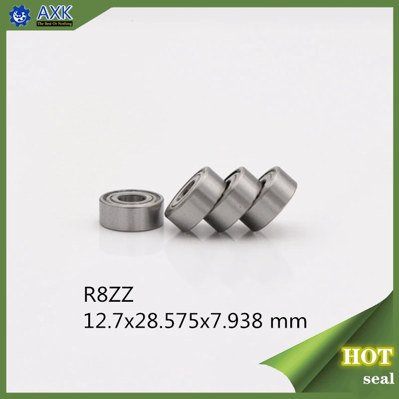 R8ZZ подшипник 12 7x28 575x7 938 мм ABEC 1 ( 10 шт.) дюймов радиальный шарикоподшипник|Валы| |