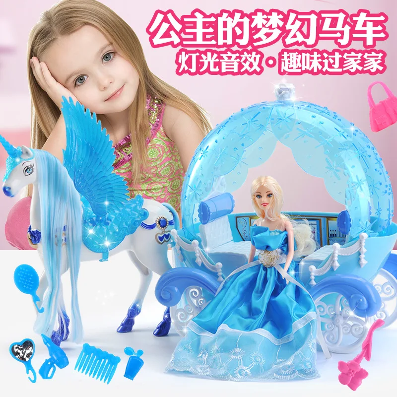 Замороженные фантастические огни могут ходить Тыква коляска Электрический