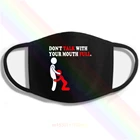Не разговаривайте со ртом полная сексуальная печать моющаяся дышащая многоразовая хлопковая маска для губ