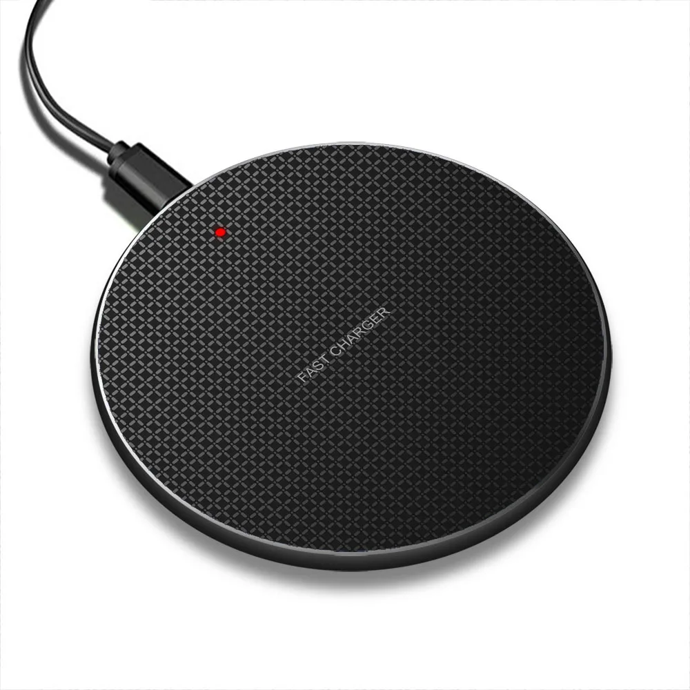 Беспроводное зарядное устройство Qi для iPhone Samsung Android сотовый телефон 11 Pro XS Max XR X 8