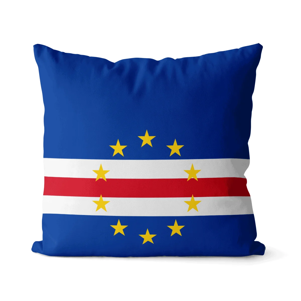

Flag of Cape-Verde pattern square pillowcase pure cotton linen pillowcase party home decoration sofa cushion cover 45x45cm 40x40