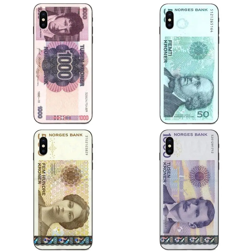 Норвегия крон для Galaxy A3 A5 A6 A6s A7 A8 A9 A10 A20E A30 A40 A50 A60 A70 A80 A90 плюс 2018 Мягкий ТПУ Модный