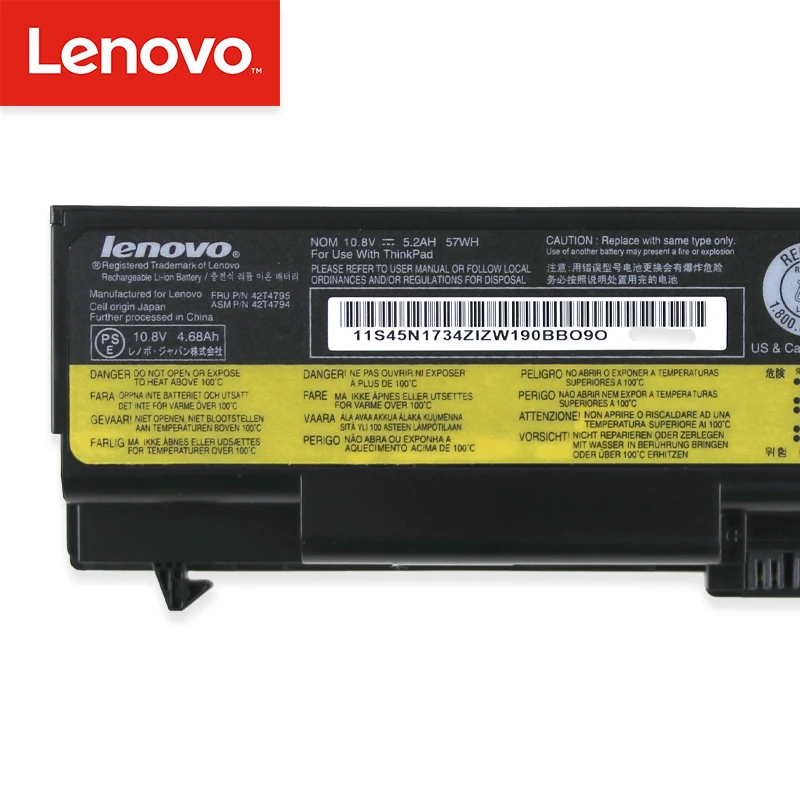 Original Laptop battery For Lenovo Thinkpad E40 E420 SL410 SL410K T410 T420 T510 E520 E50 W510 W520 L412 L420 L421 T520 | Компьютеры и