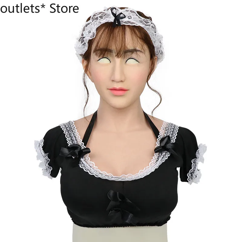 Силиконовая женская маска искусственные формы для лица мужчин трансвеститов