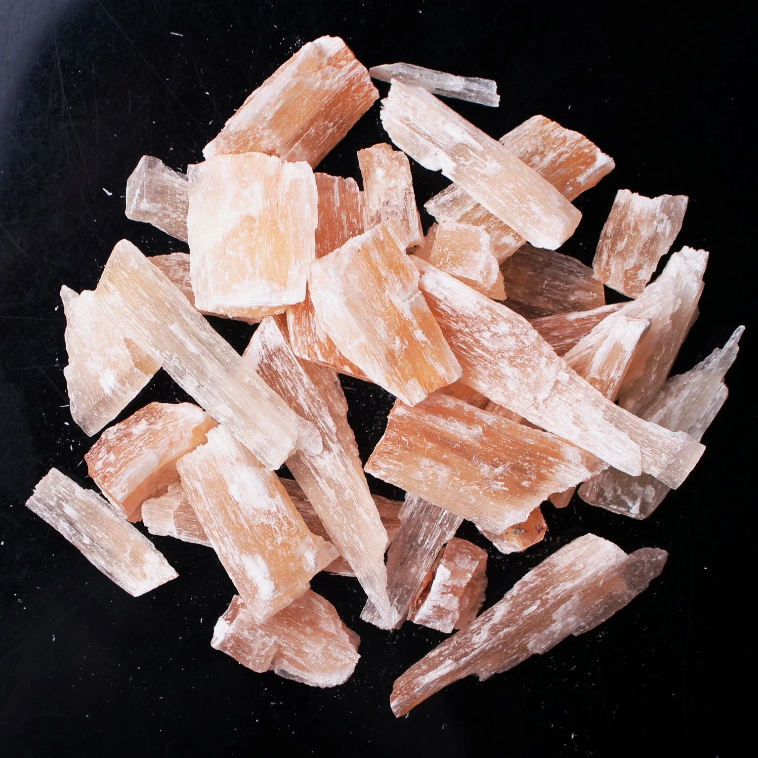 30 г/50 г апельсиновый гипс селенит необработанные палочки образцы минералов