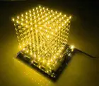 3D свет Squared DIY Kit 8x8x8 3 мм светодиодный куб желтый Ray светодиодный