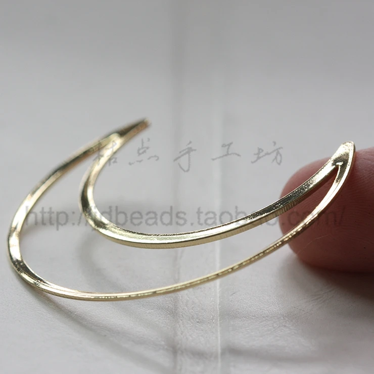 

Solid Brass Base Moon Link - Crescent 50.3x40.4mm (3635C)