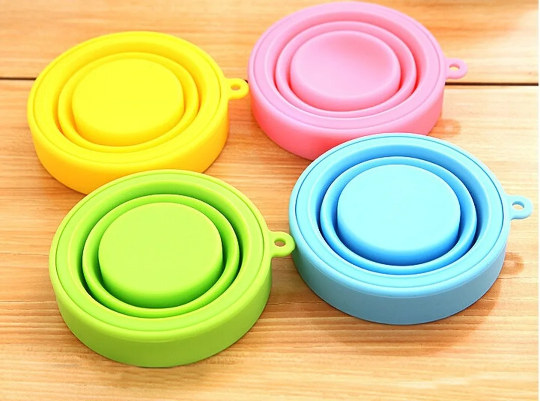 Яркие цвета Портативный Спорт на открытом воздухе телескопическая Питьевая