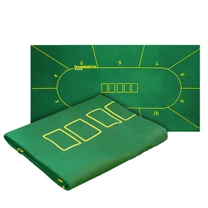 Скатерть для покера Техасский покер макеты скатерть войлок 10 игроков покерный коврикTapis Poker 180*90 см