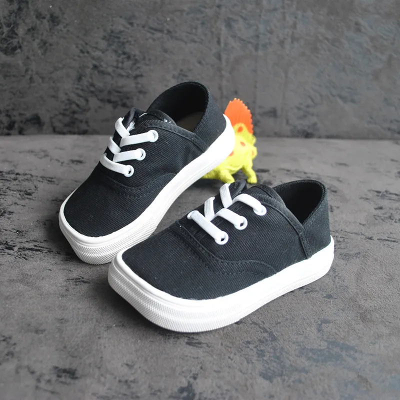 Детская парусиновая обувь для мальчиков Осенняя детская девочек Кроссовки