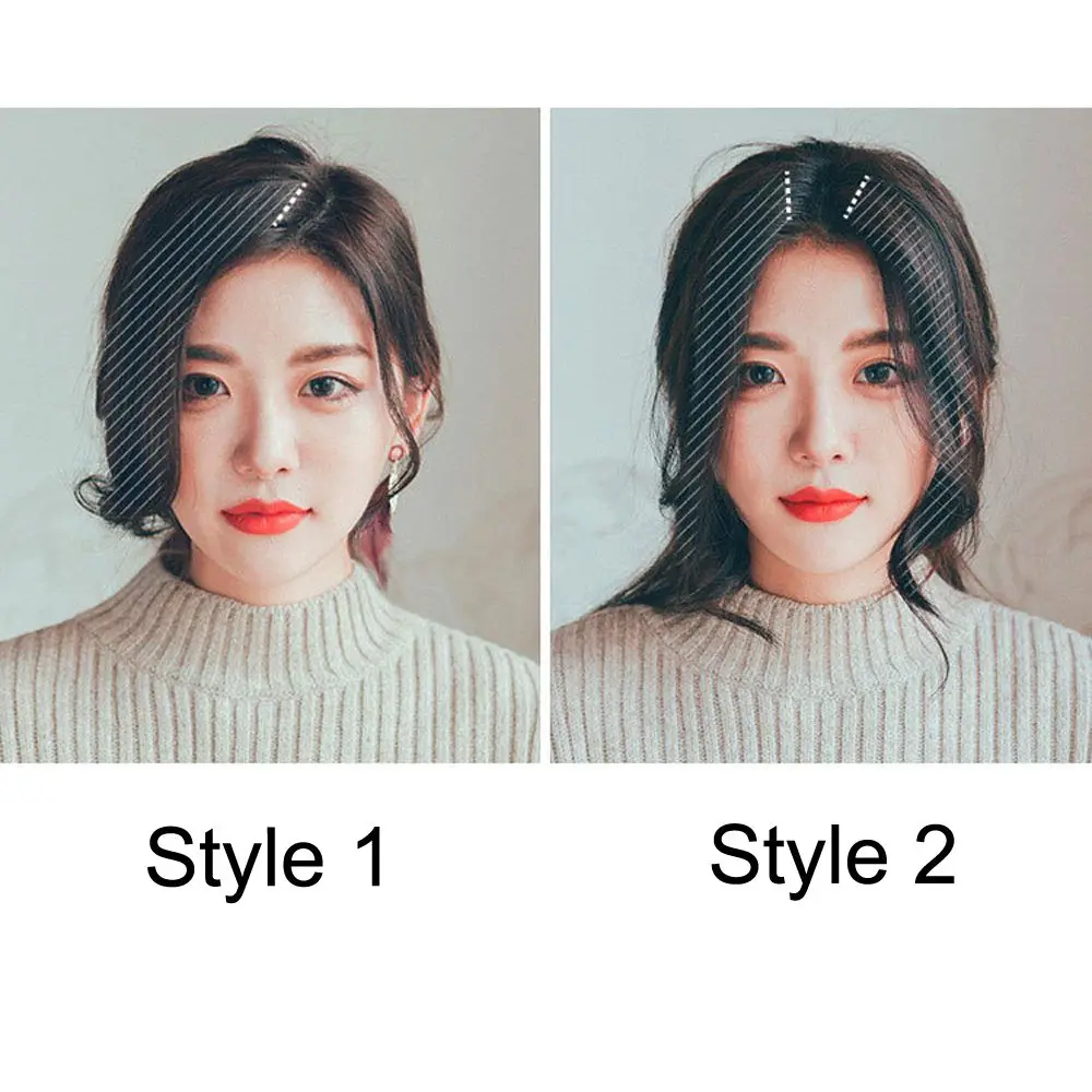 Женский Искусственный парик длиной 22 см красивые девушки на заколке спереди