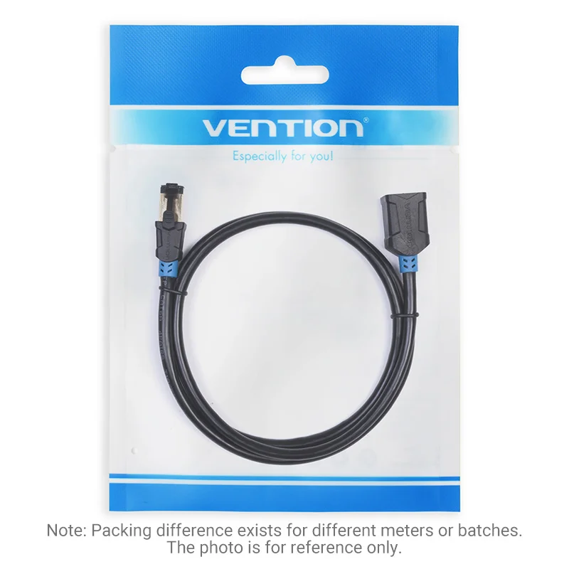 Удлинительный кабель Vention Ethernet RJ45 Cat6 SFTP штекер гнездо Cat 6 соединительный адаптер