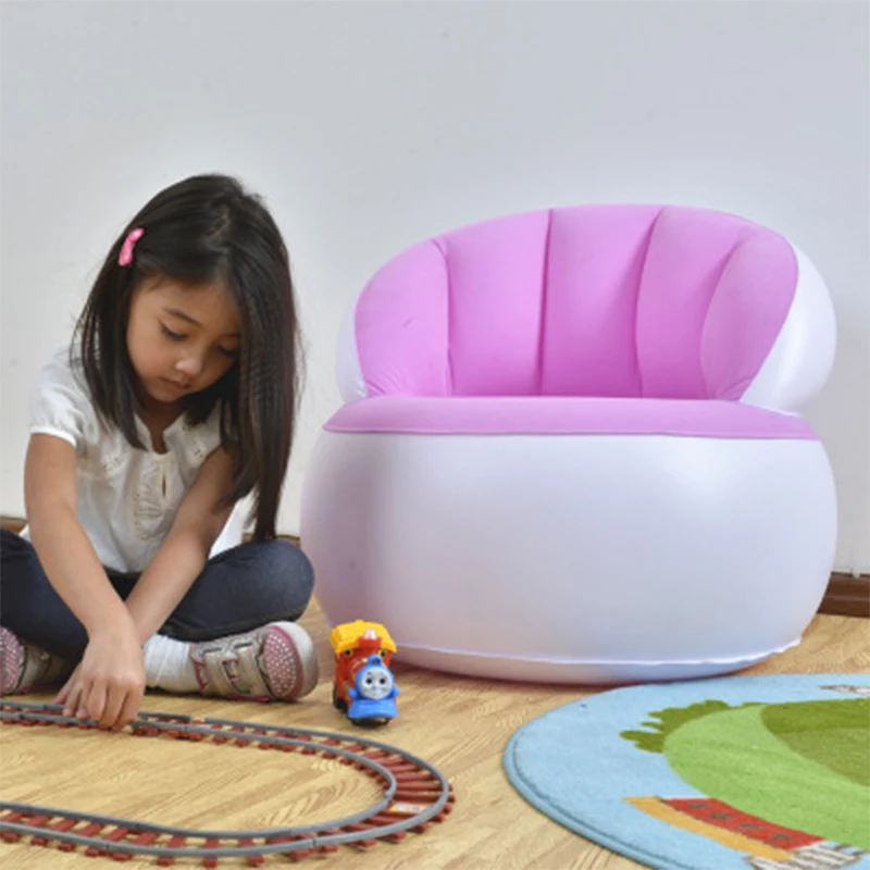 Надувной диван детский красочный Повседневный стул мешок фасоли Флокирование