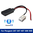 12-контактный Bluetooth-модуль, беспроводное радио, стереомагнитола, Кабель-адаптер для Peugeot 207, 307, 407, 308, 508, 3008, 5005