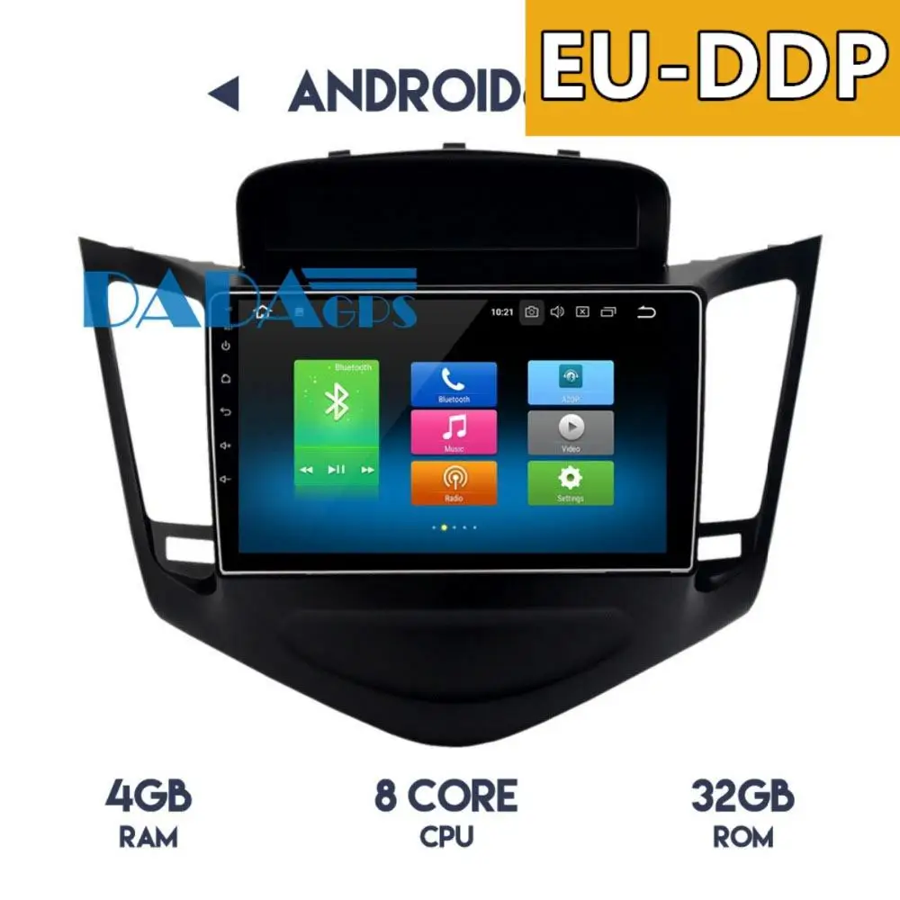 Автомагнитола на Android 8 1 с GPS навигацией для Chevrolet Cruze 2008 2009 2010 2011 2012 автомобильный