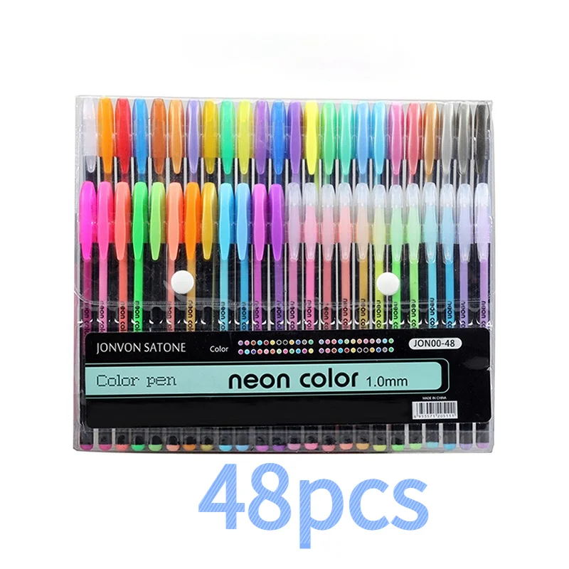 48 Colors Sketch Pen Marker Painting Drawing Stationery Color Brush Pen Kawaii Art Markers Stationery Crafts Brush Pens Set Gift