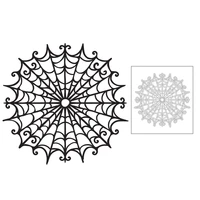 2020 new halloween metal cutting dies and cobweb background die cut scrapbooking for crafts greeting card making no stamps sets