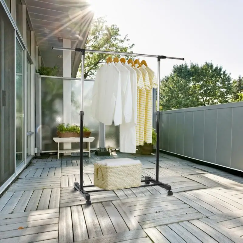 Одежда Органайзер стеллаж для выставки товаров Регулируемая пальто одежда