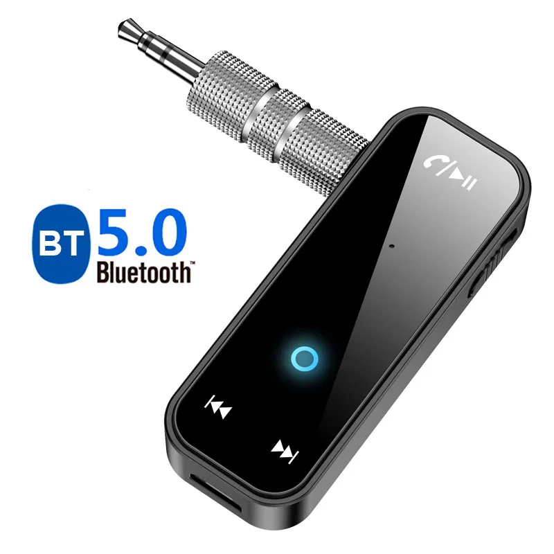 Новый Bluetooth 5 0 приемник Aux беспроводной аудио адаптер 3 мм разъем для