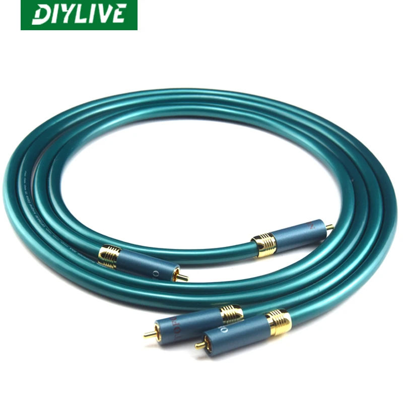 DIYLIVE 1 пара отличающаяся хорошей устойчивостью к RCA кабель high end усилитель CD