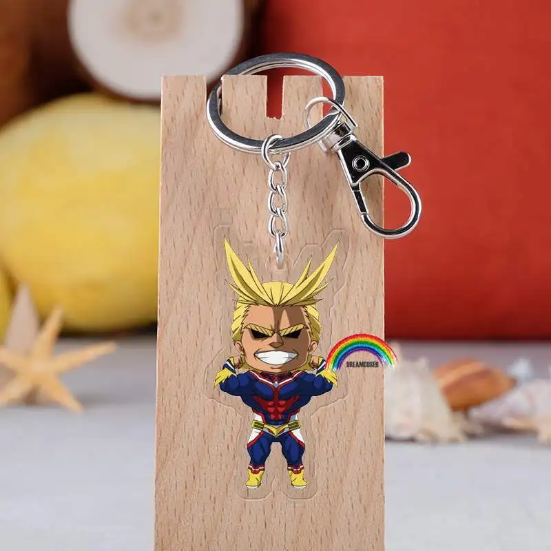 Аниме Мой герой Академия Косплей Prop Аксессуары All Might Midoriya Izuku Todoroki Shoto Bakugou Брелок