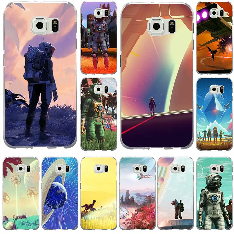 Мягкий ТПУ чехол для Samsung Galaxy Note 2 3 4 5 8 S2 S3 S4 S5 Mini S6 S7 S8 S9 Edge Plus No Mans Sky in Space | Мобильные
