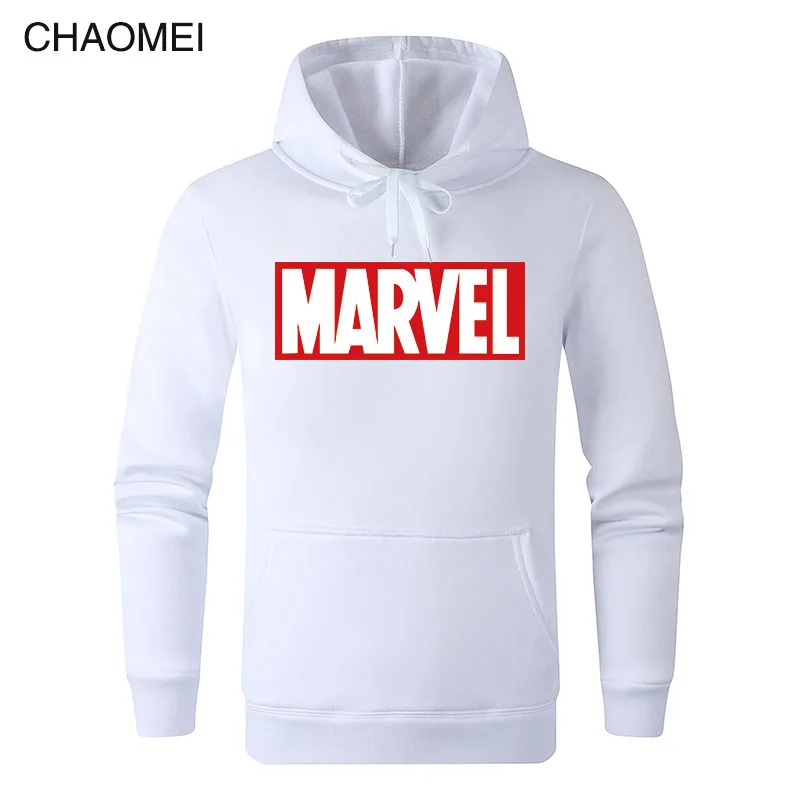 Кофты с капюшоном "Marvel" Новая мода мужской, с длинными рукавами Повседневная мужская Толстовка Marvel Мужские Женские топы классные пуловеры толстовка C117 - Цвет: 1