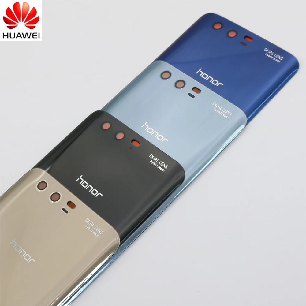Задняя стеклянная крышка аккумулятора для Huawei Honor 9 Корпус задней двери панель