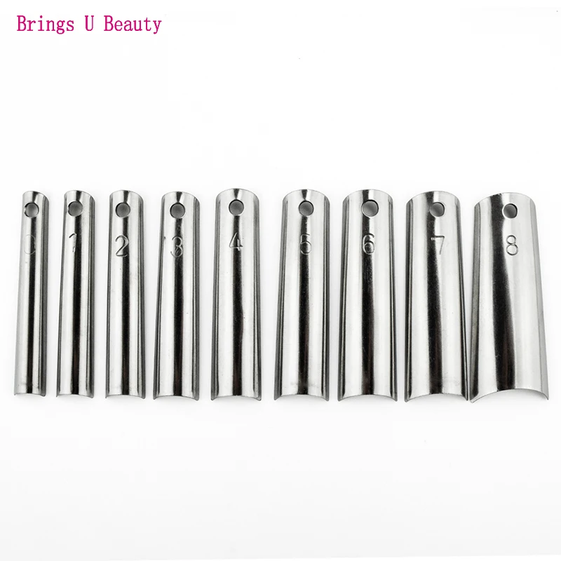 Инструменты для маникюра Easy French Tips Smile Line Cut Nail Art UV Gel Acrylic Essenial Tools 9 Sizes Cutter Edge Trimmer Template.