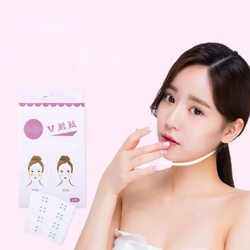 Маленькая V-образная палочка для лица матовая невидимая с двойным подбородком