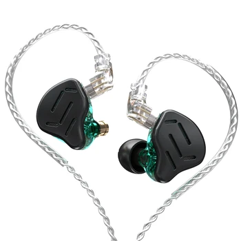 NEW KZ ZAX 7BA 1DD 16 Units HIFI Bass In Ear Monitor Hybrid Technology Earphones Noise Cancelling Earbuds Headsets ZSX ASX ASF 2