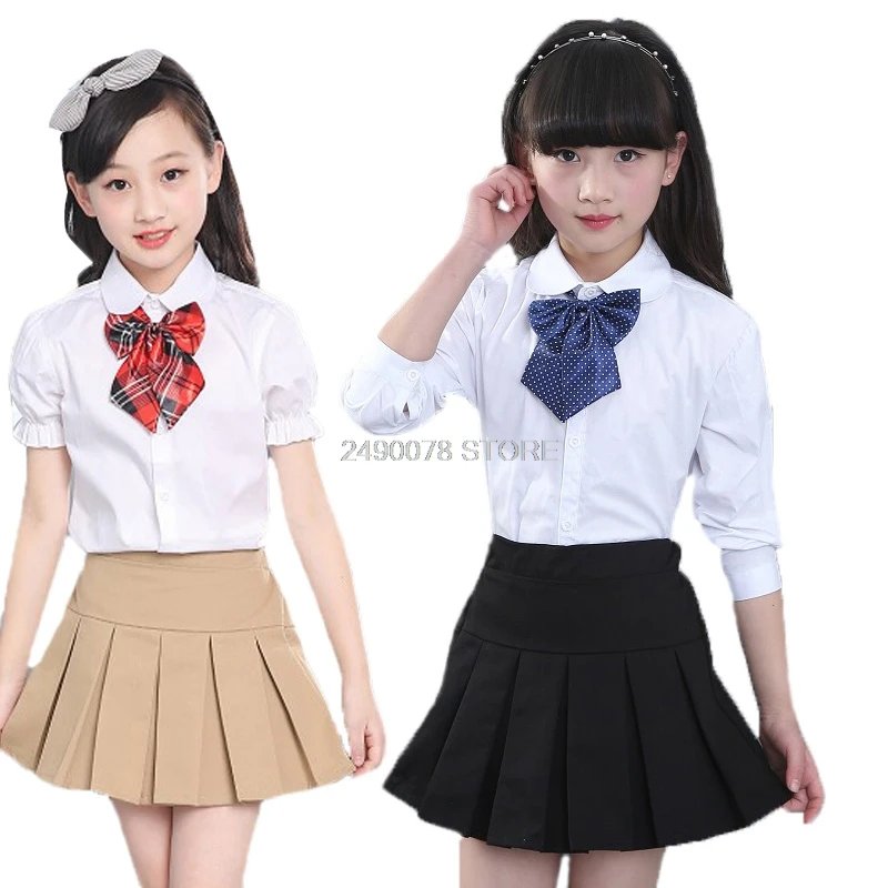 Юбка в английском стиле для школьниц Детская плиссированная юбка принцессы