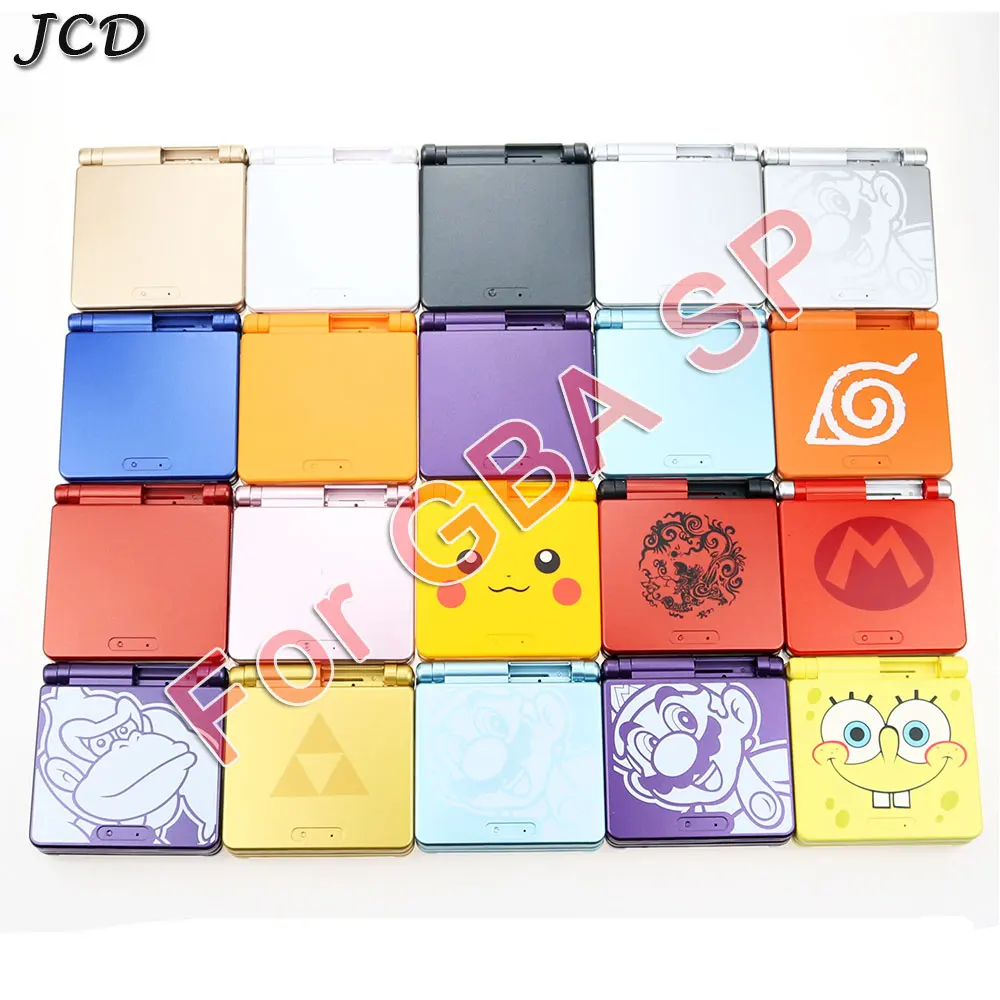 JCD для nintendo GBA SP Корпус чехол Замена Полный Корпус для Gameboy Advance SP чехол для игровой приставки