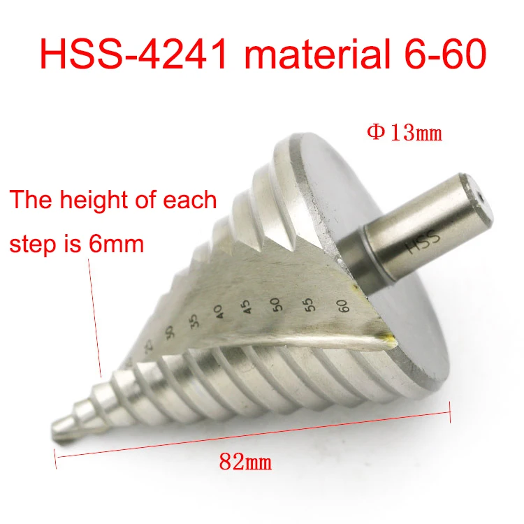 Geoeon ступенчатое сверло деревообрабатывающий инструмент Зенковка для