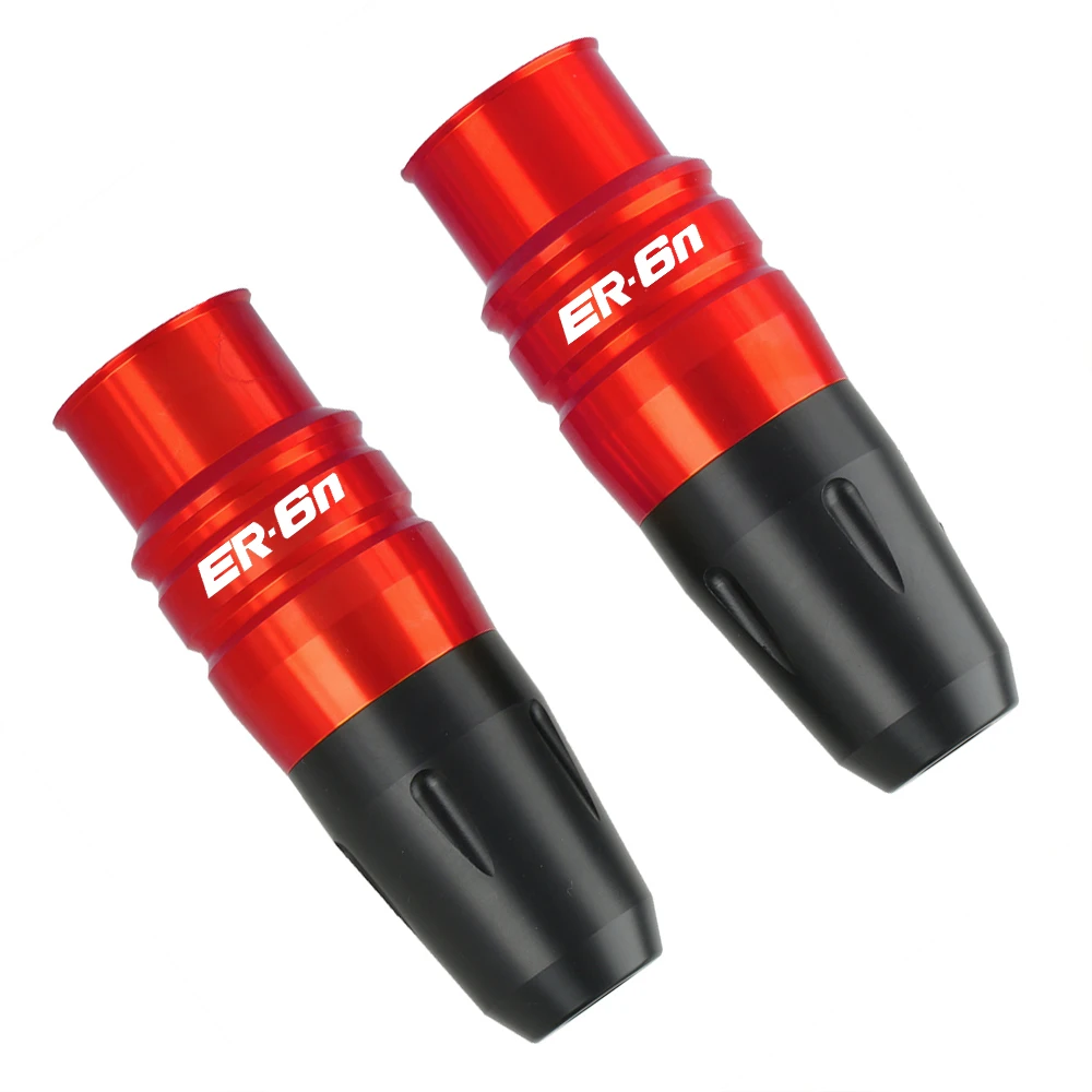 

CNC Crash Exhaust Slider For KAWASAKI ER-6N ER6N ER 6N Motorcycle Accessories Crash Pads Frame Protector With Logo