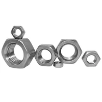 304 stainless steel hexagon nuts m2 m2 5 m3 m4 m5 m6 m8 m10 m12 m14 m16 m20 m24 hexagon nuts for hexagon screws mechinal use