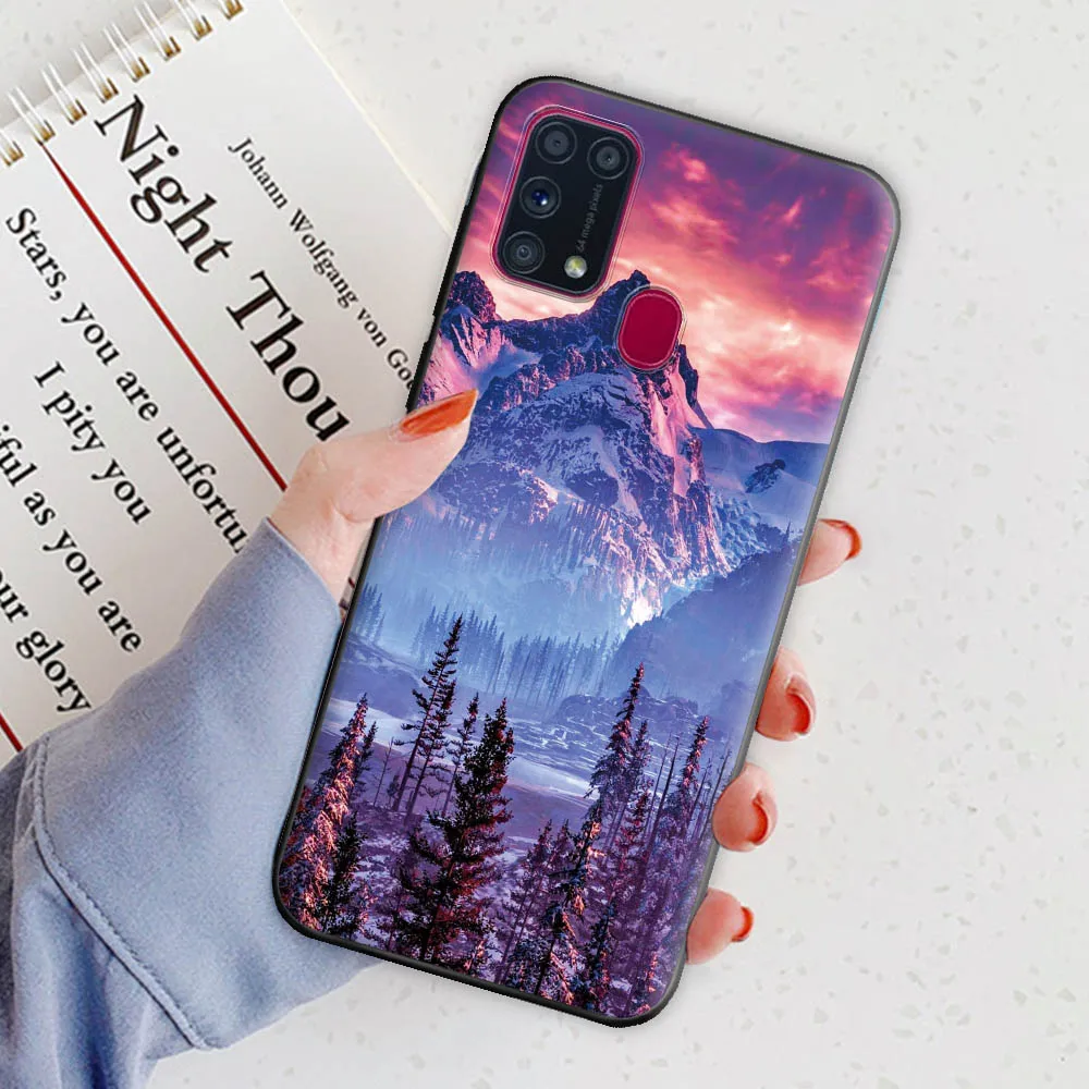 Чехол для Samsung M31 Prime силиконовый чехол мягкая ТПУ сумка Galaxy задняя крышка |