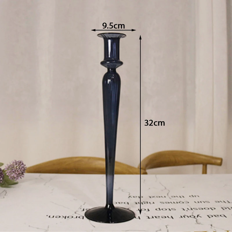 Стеклянный подсвечник для свадебных украшений романтический скандинавский