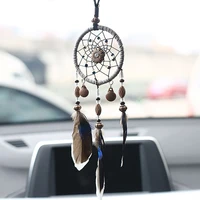 handmade chic pendant hanging ornaments car interior handcraft dream catcher feather