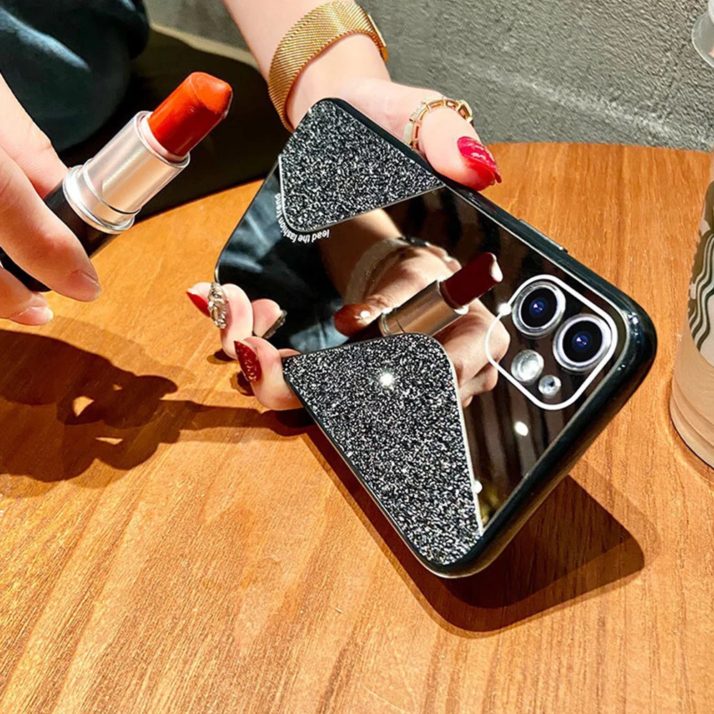 shining glitter black phone case for iphone 11 pro xr x xs max 8 7 plus 6 6s plus bling back cover for iphone 12 12 pro max free global shipping