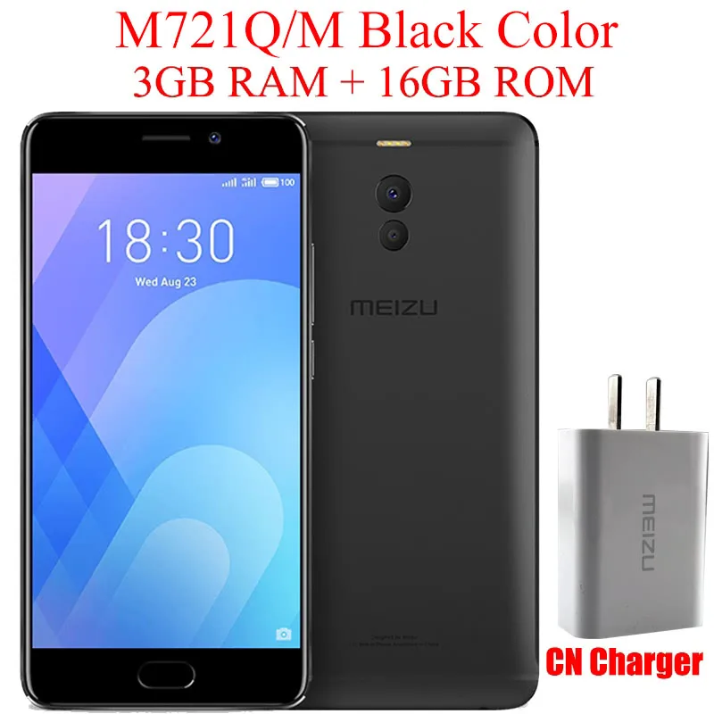 Meizu M6 Note, 4G LTE, 3 ГБ, 16 ГБ, Snapdragon 625, экран 5,5 дюйма, 1920x1080 P, двойная задняя камера, 4000 мА/ч, большой аккумулятор, сотовый телефон - Цвет: CN Black 3G 16G