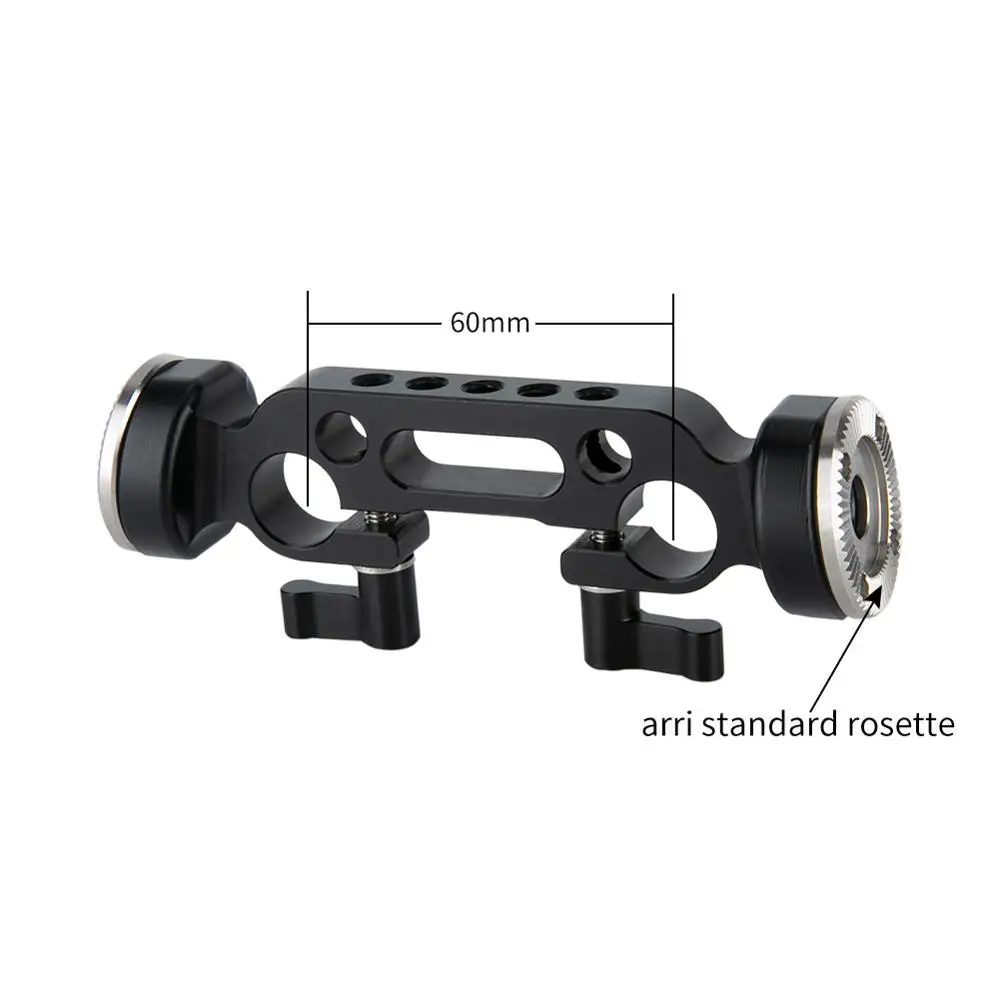 NICEYRIG 15 мм стержневой зажим со стандартной розеткой ARRI M6 для ручки с сыром