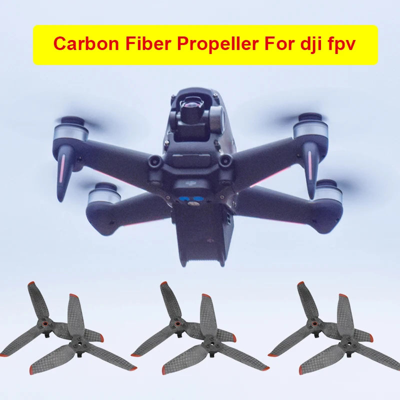 

Пропеллер 5328S из углеродного волокна, МАЛОШУМНОЕ лезвие для DJI FPV Combo, быстросъемные реквизиты, запасные части для дрона, аксессуары для дрона